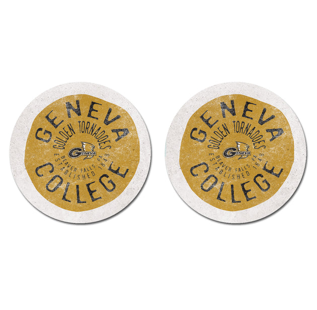Thirsty Car Coaster 2-Pack, Natural