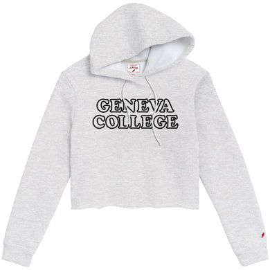 1636 Ladies Cropped Hood | Ash