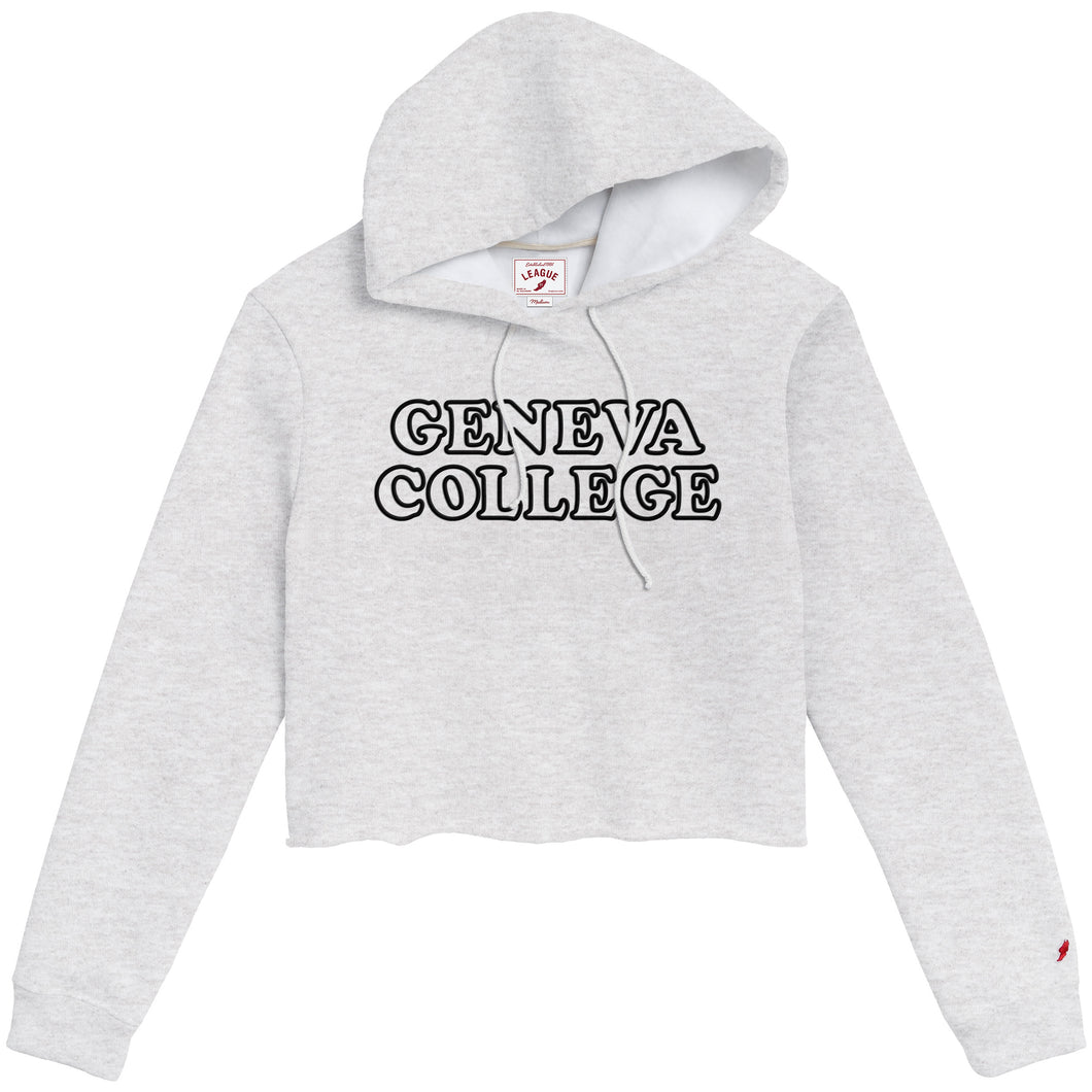 1636 Ladies Cropped Hood | Ash