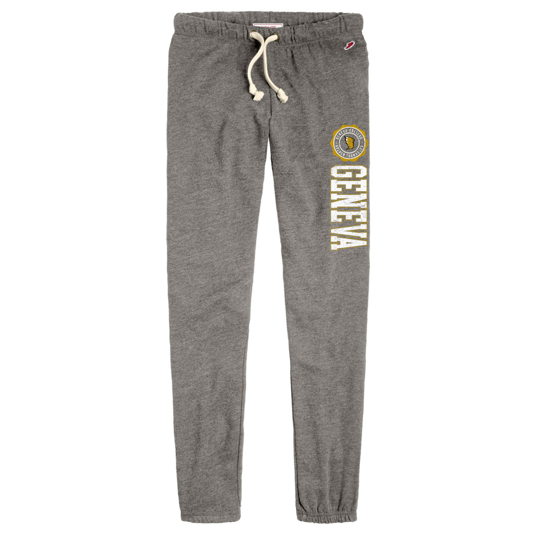 Victory Springs Ladies Closed Bottom Sweatpant | Fall Heather Grey
