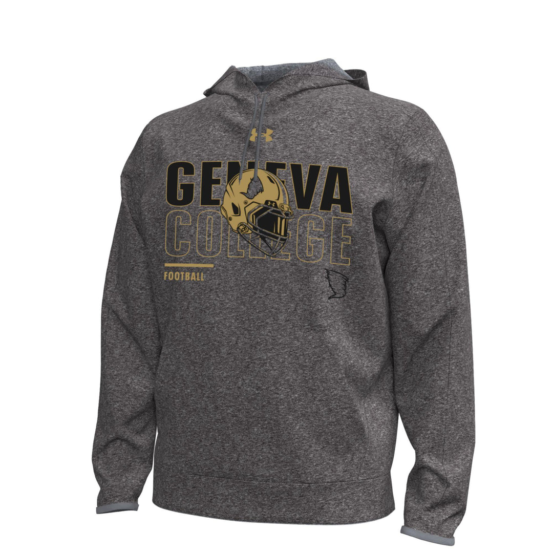 Armour Fleece Football Hood | Charcoal