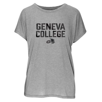 Ladies Blossom Short Sleeve Tee | Athletic Heather