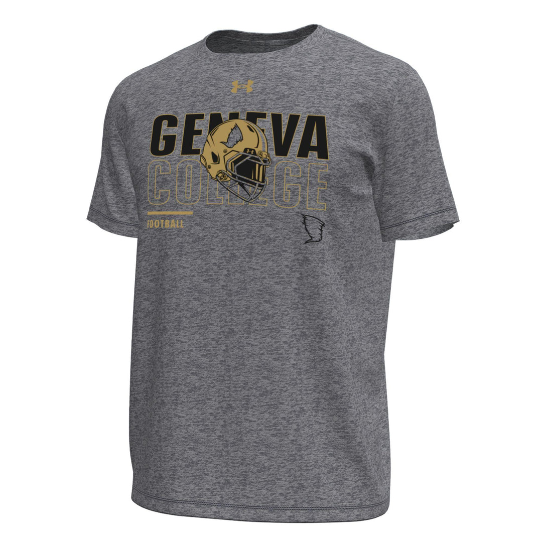 Tech Stretch Football Short Sleeve Tee | Charcoal