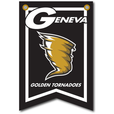 12 X 18 Dovetail Athletic Banner| Black