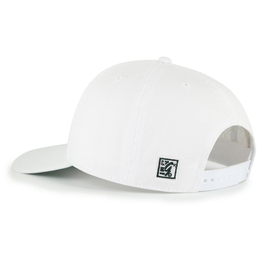 Retro Circle 80's Throwback | White