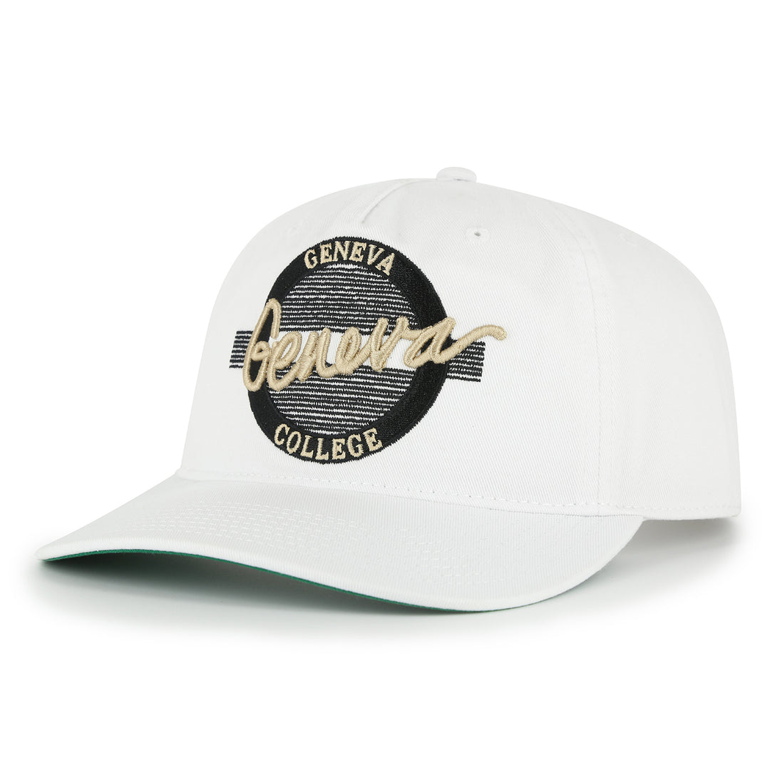Retro Circle 80's Throwback | White