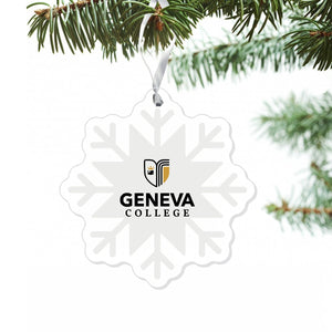 GENEVA Snowflake Ornament, White
