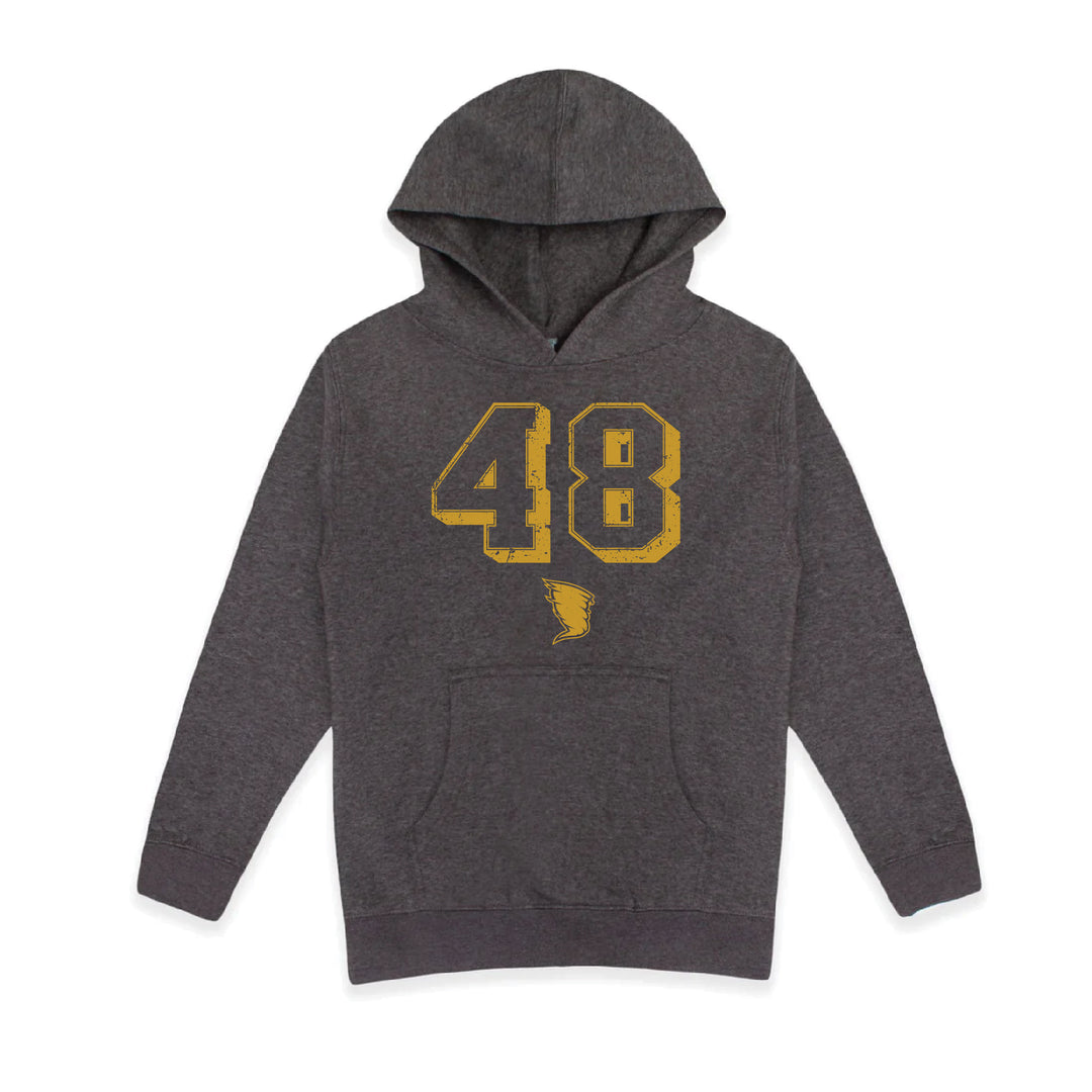 Youth Jersey Hood | Charcoal Heather