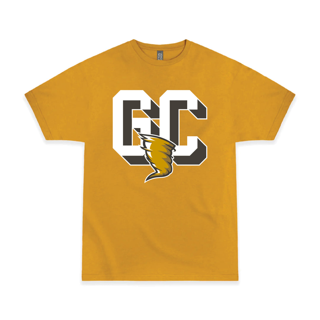 Block Tee | Old Gold