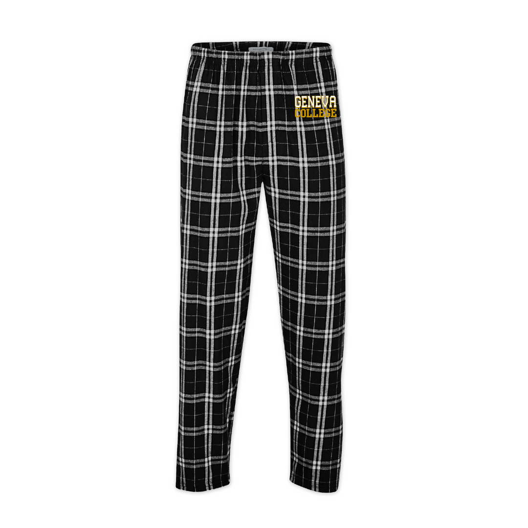 Men's Harley Flannel Pant | Black/White Plaid