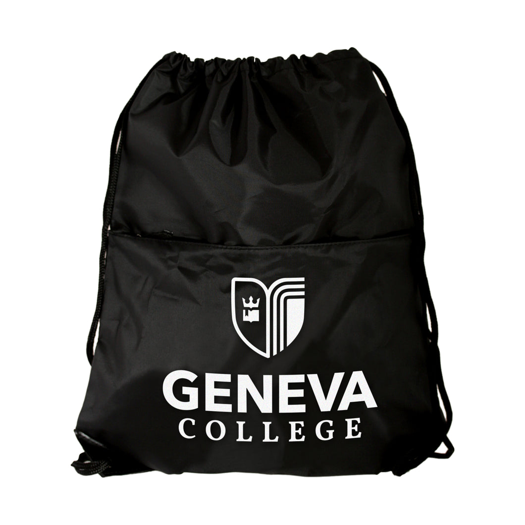 Clio Drawstring Tote| Black