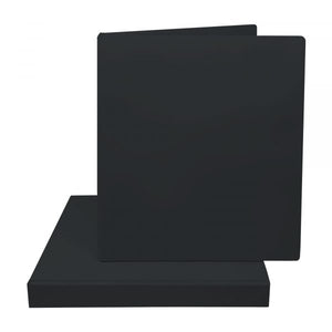 1" Vinyl 3-Ring Binder, Black