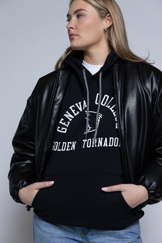 1991 Brushed Fleece Hood | Black