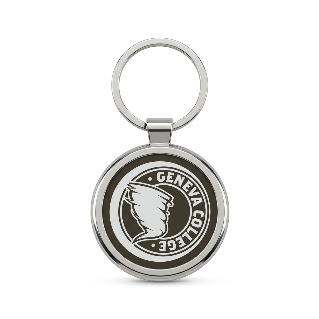 Maverick Round Key Tag | Silver