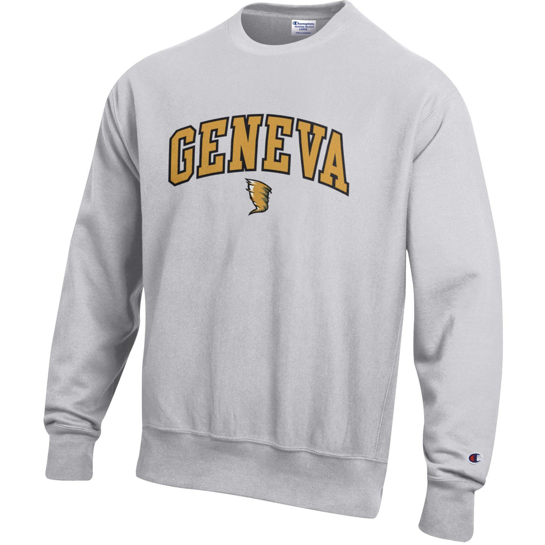Reverse Weave Crew | Silver Grey