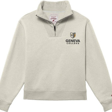 Ladies 1991 Brushes 1/4 Zip | Oatmeal