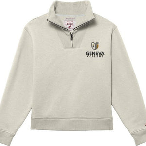 Ladies 1991 Brushes 1/4 Zip | Oatmeal