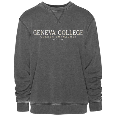 VINTAGE WASH CREWNECK, Charcoal (F22)