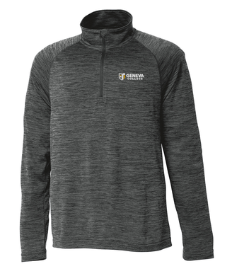 Men's Space Dye Performance Pullover, Black