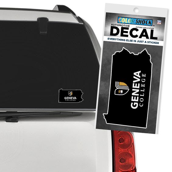 State Shape Decal | Black