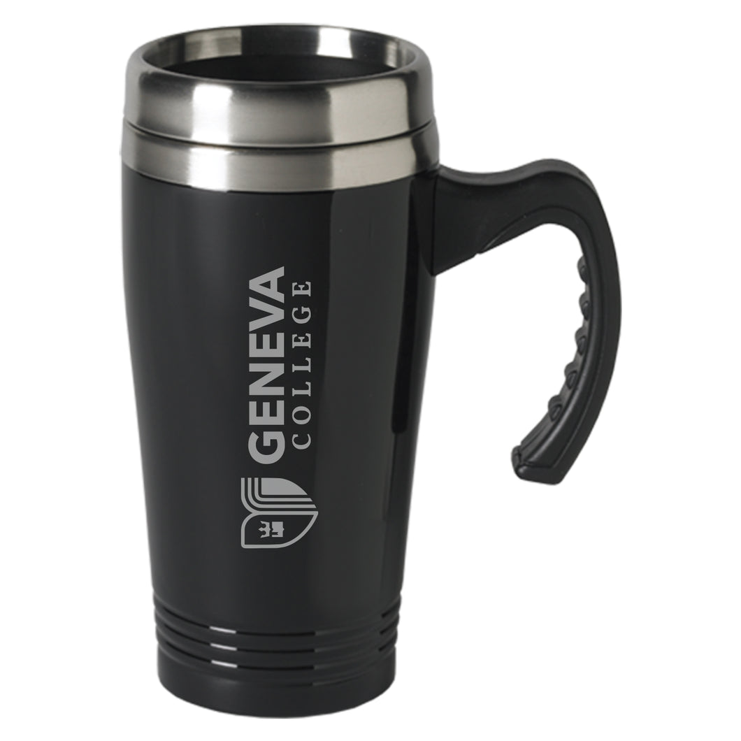 16OZ. STAINLESS INSULATED W/ HANDLE, Black