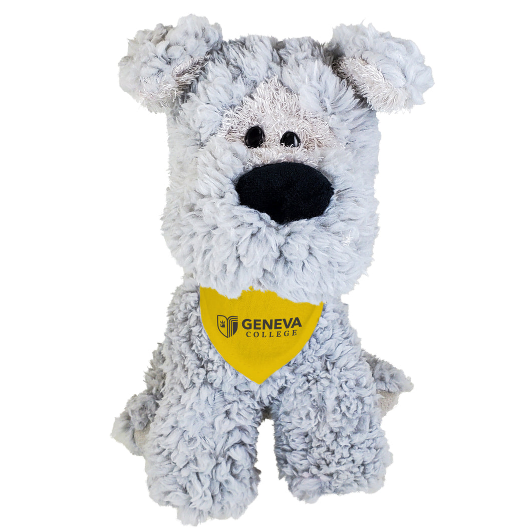 Schnauzer Plush w/ Geneva Bandana